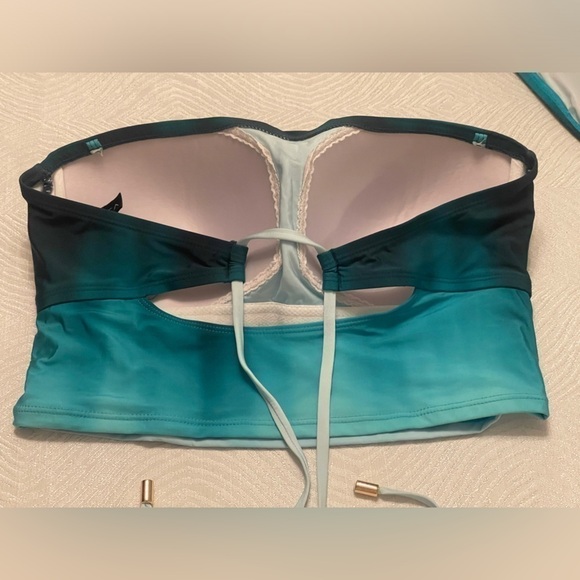 LA BLANCA
Ocean Ombré Tankini TOP SIZE 10 BOTTOMS SIZE 14 - Picture 14 of 14